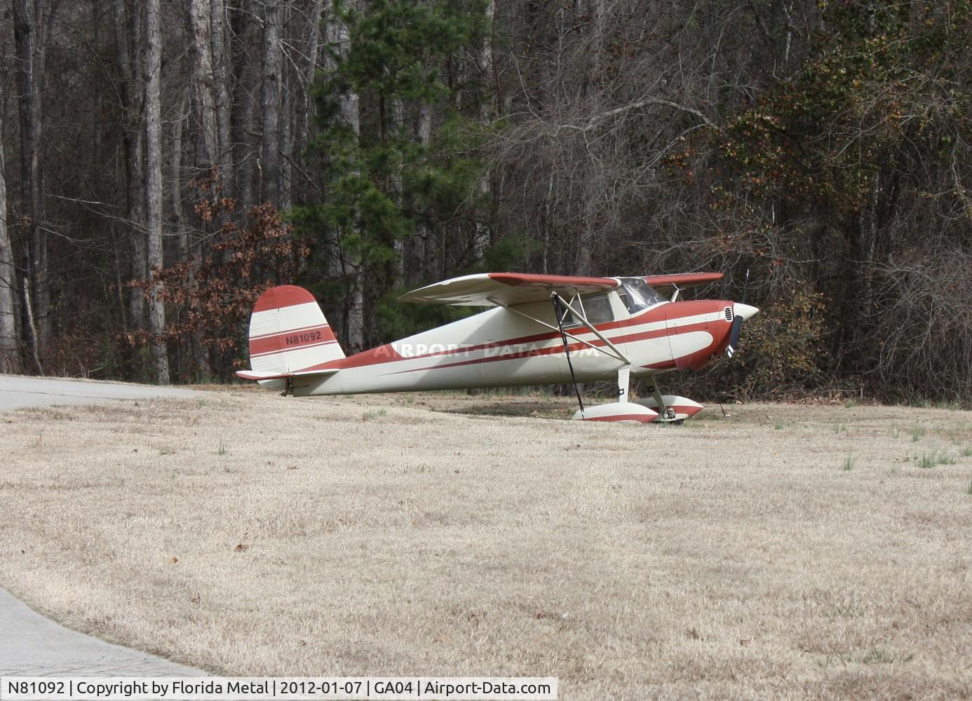 N81092, 1946 Cessna 120 C/N 10386, Cessna 120