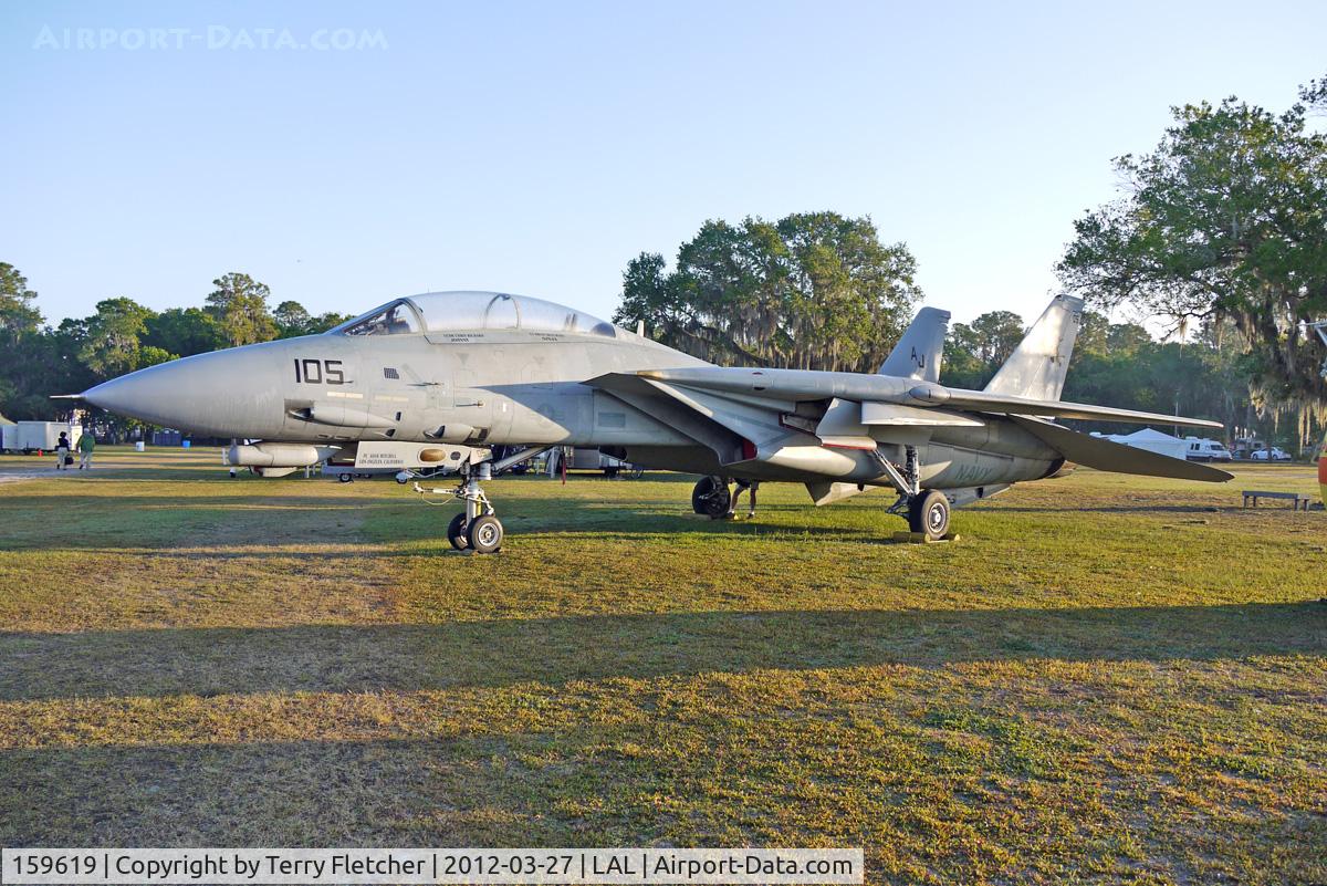 159619, Grumman F-14A Tomcat C/N 166, 159619 (AJ-105), Grumman F-14A Tomcat, c/n: 166 at Lakeland Museum