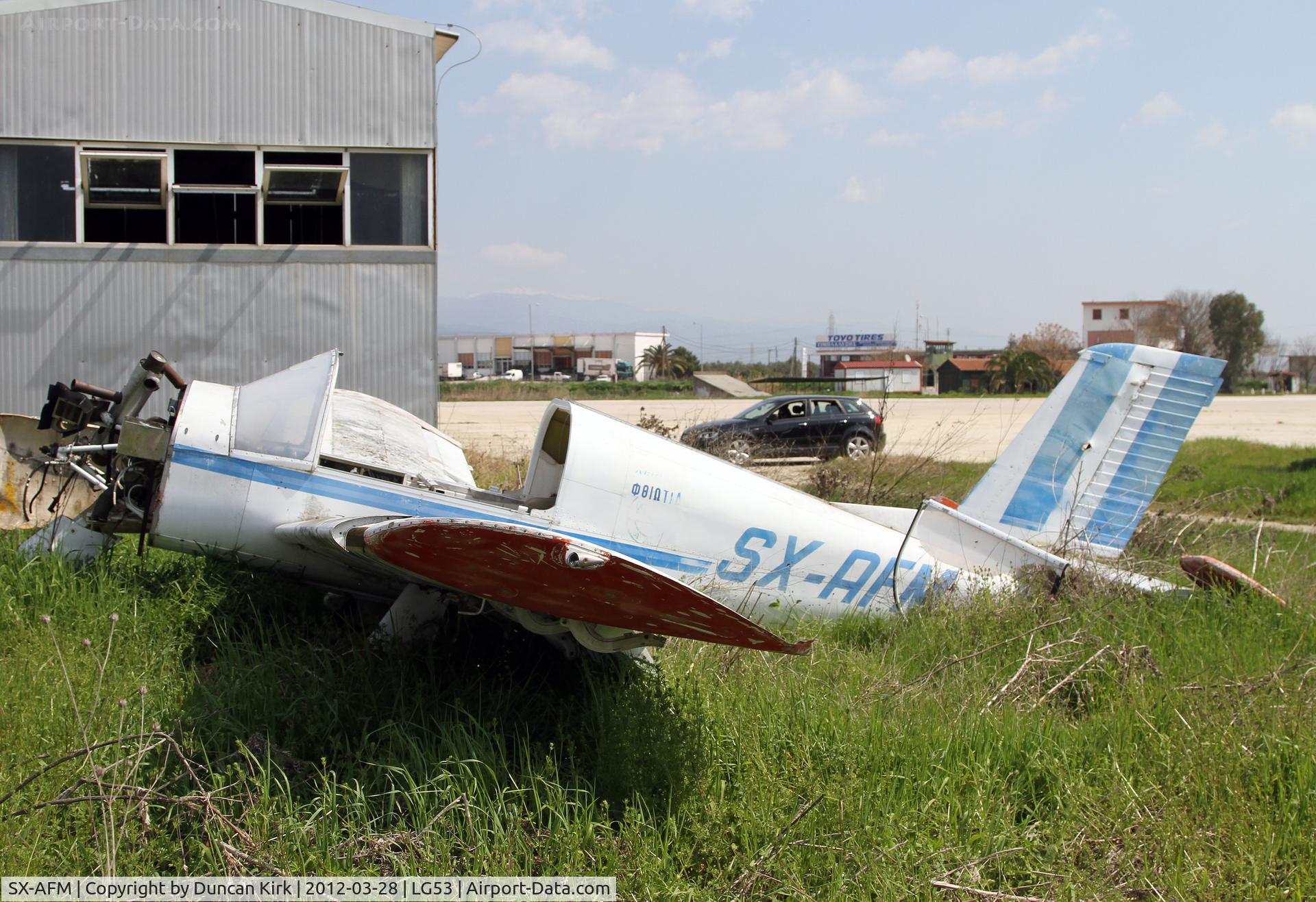 SX-AFM, Socata MS-880B Rallye Club C/N 1860, Wrecked at Lamia airport, Greece
