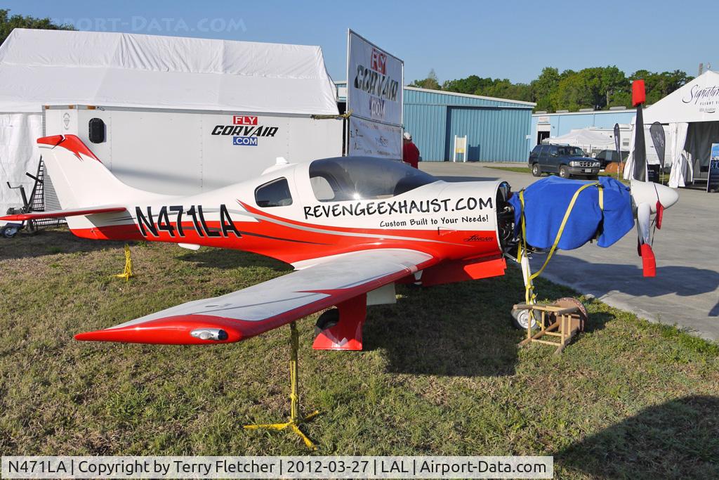 N471LA, 2006 Lancair 320 C/N 992-320-832, Static exhibit at 2012 Sun N Fun