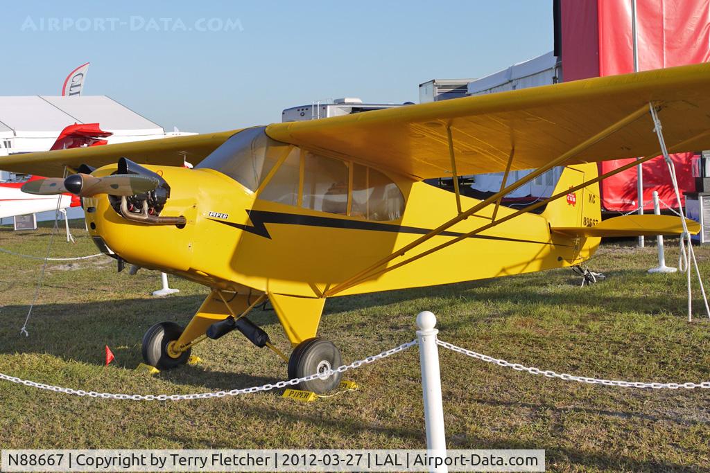 N88667, 1946 Piper J3C-65 Cub C/N 16296, Static exhibit at 2012 Sun N Fun