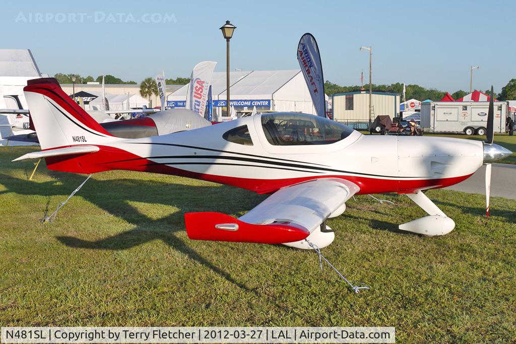 N481SL, Arion Lightning LS-1 C/N 121, Static exhibit at 2012 Sun N Fun