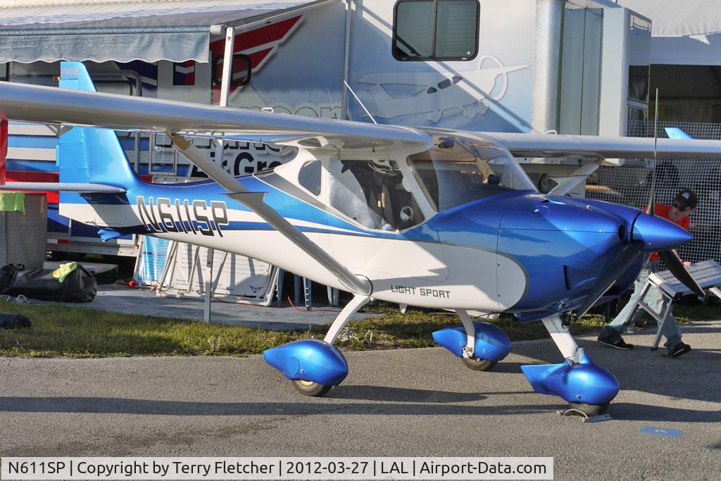 N611SP, FK Lightplanes FK-9 ELA SW C/N 09-419, Static exhibit at 2012 Sun N Fun