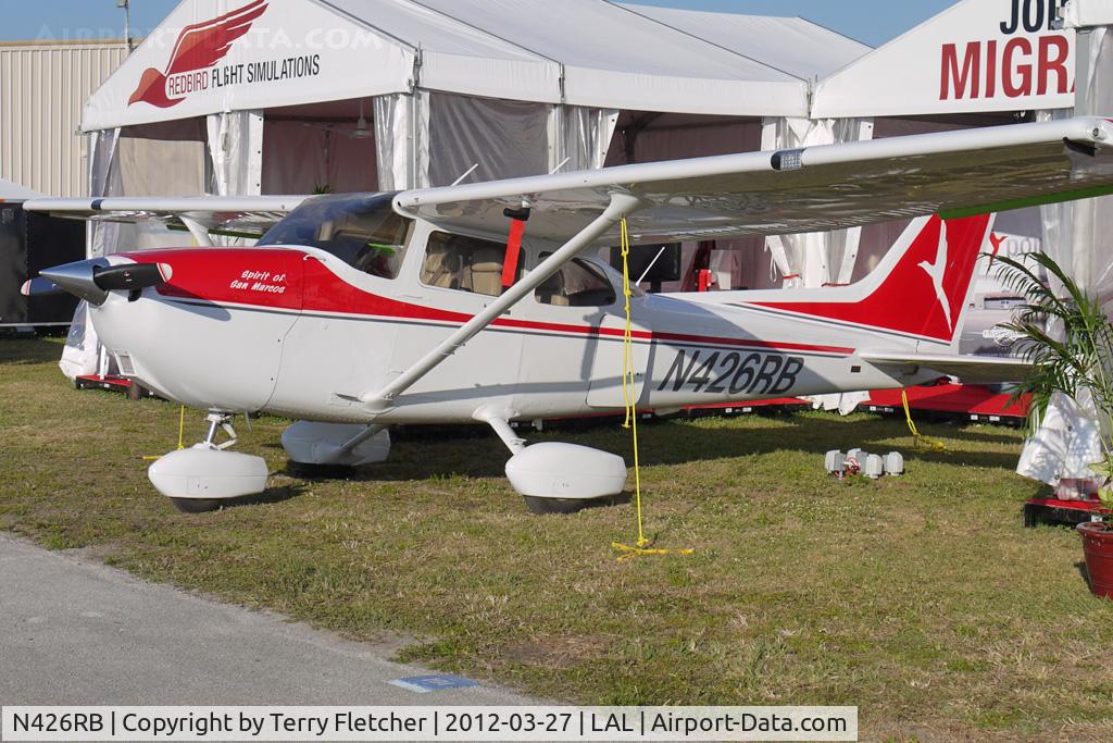 N426RB, Cessna 172S C/N 172S11134, Static exhibit at 2012 Sun N Fun
