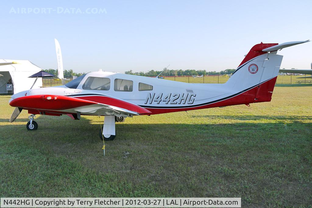 N442HG, 2001 Piper PA-44-180 Seminole C/N 4496056, Static Exhibit at 2012 Sun n Fun