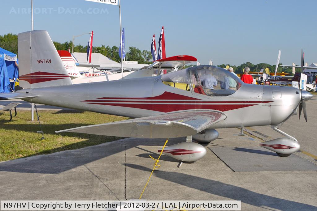 N97HV, Vans RV-12 C/N 120301, Static Exhibit at 2012 Sun n Fun