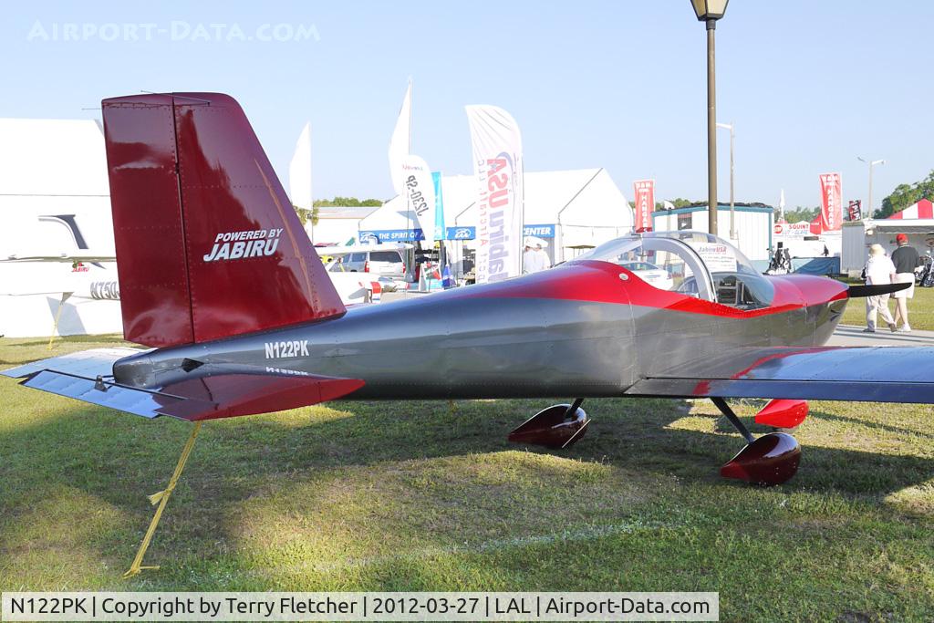 N122PK, Vans RV-12 C/N 120451, Static Exhibit at 2012 Sun n Fun