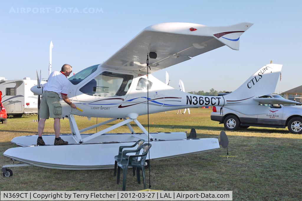 N369CT, Flight Design CTLS C/N F-10-08-07, Static Exhibit at 2012 Sun n Fun