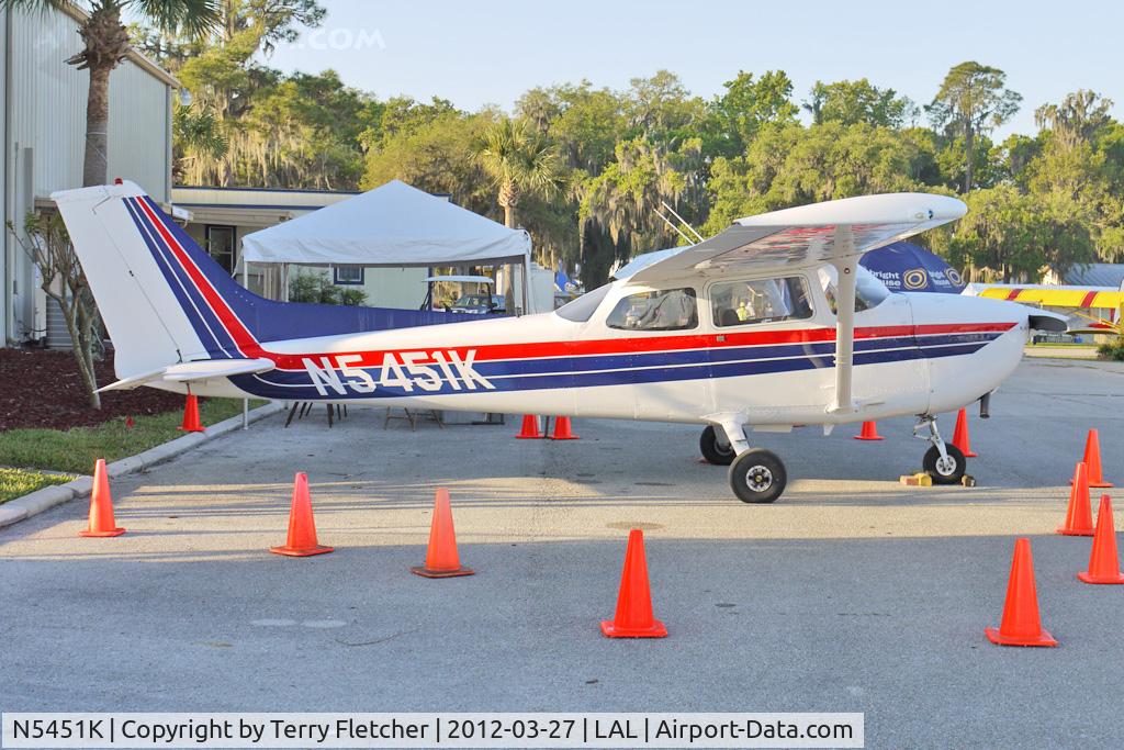 N5451K, 1980 Cessna 172P C/N 17274117, Static exhibit at 2012 Sun N Fun