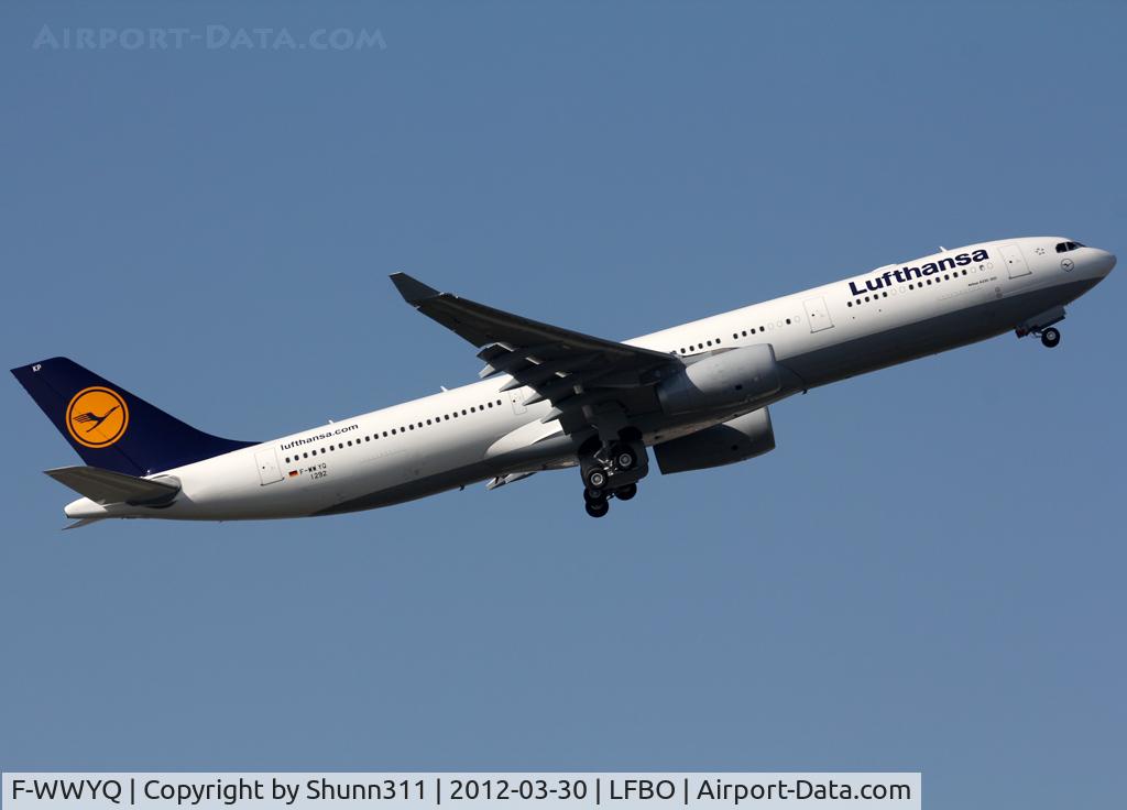 F-WWYQ, 2012 Airbus A330-343X C/N 1292, C/n 1292 - To be D-AIKP