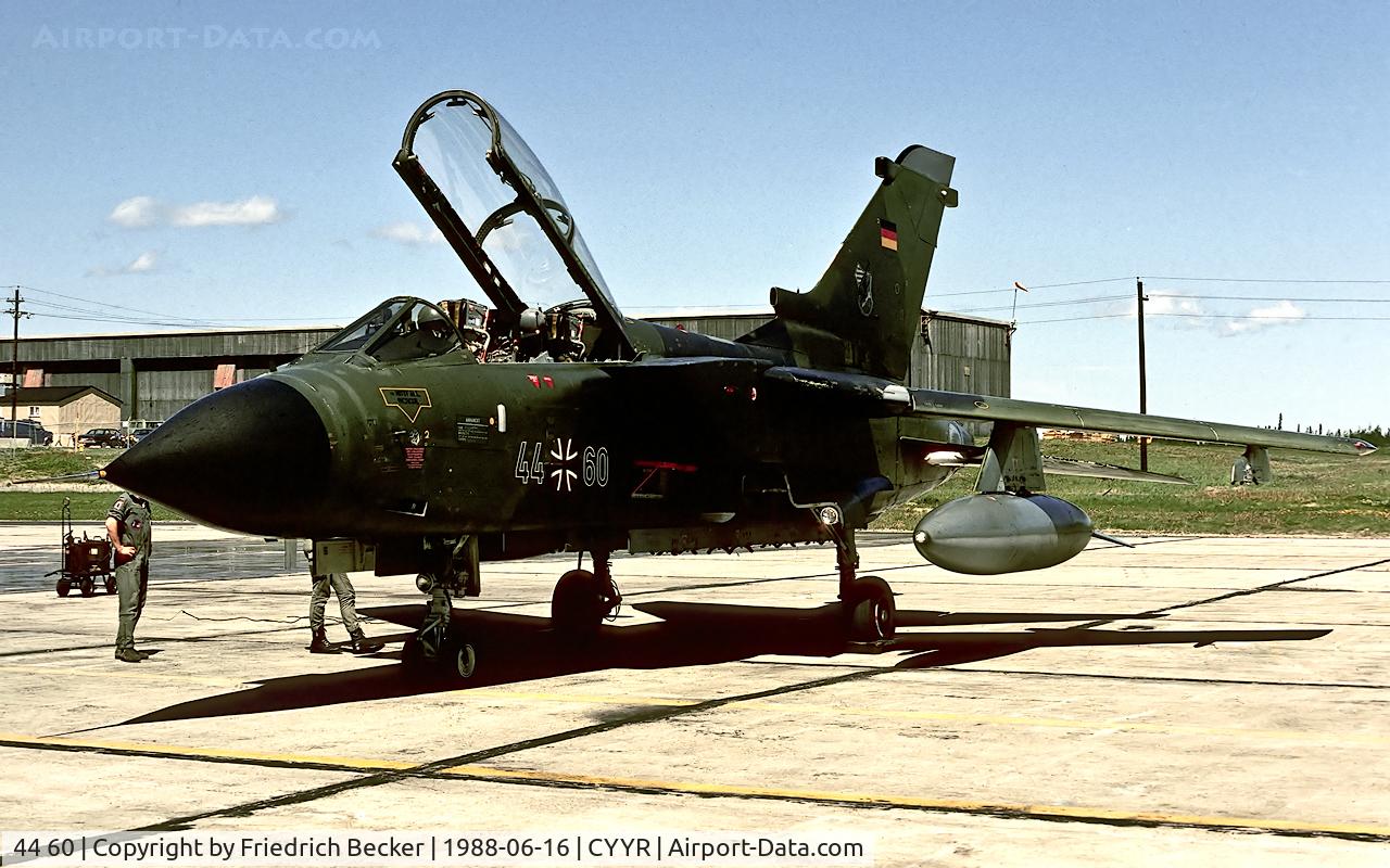 44 60, Panavia Tornado IDS C/N 404/GS117/4160, flightline at CFB Goose Bay