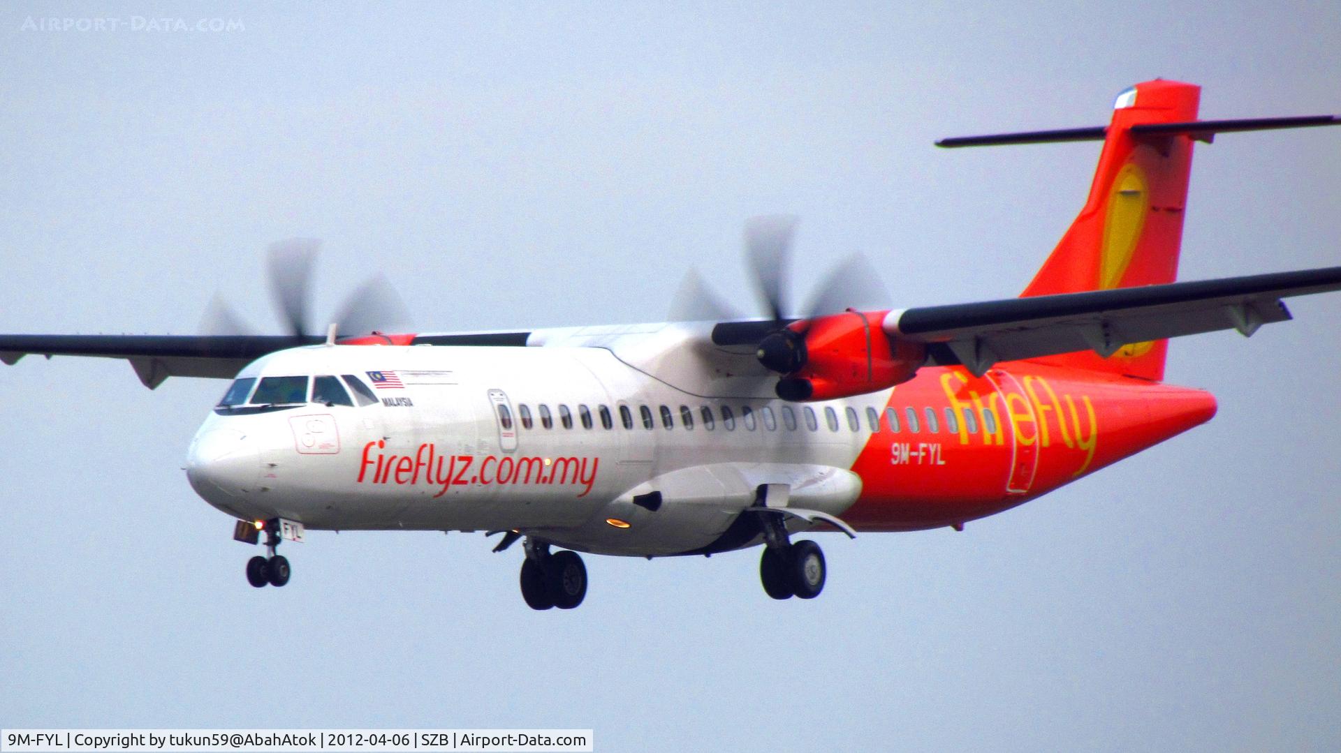 9M-FYL, 2011 ATR 72-212A C/N 948, Firefly