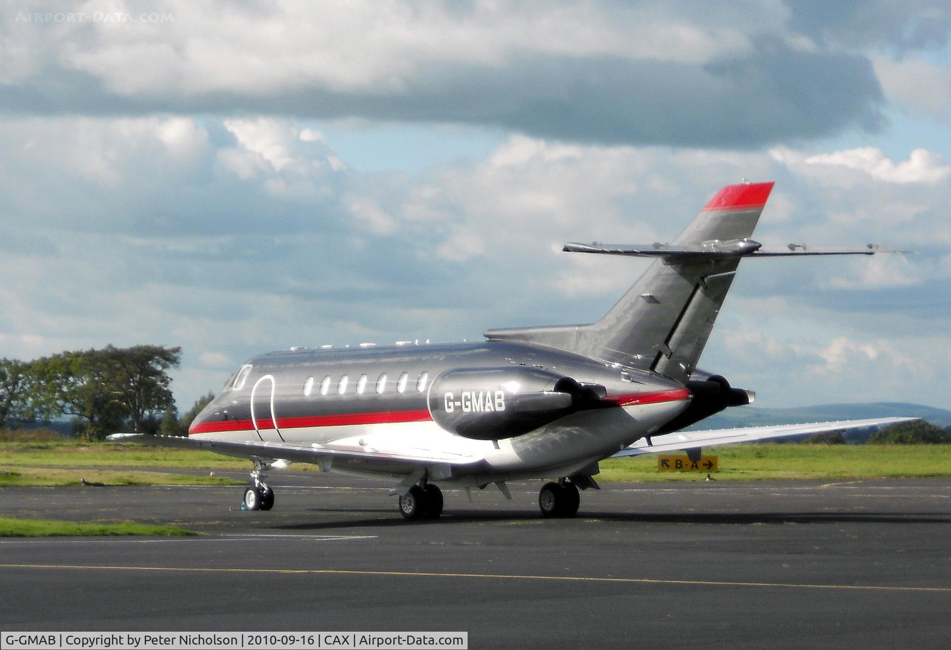 G-GMAB, 1993 British Aerospace BAe.125-1000B C/N 259034, BAe 125 Series 800B seen visiting Carlisle in September 2010.