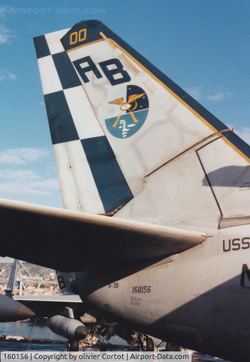 160156, Lockheed S-3B Viking C/N 394A-3138, CAG Tail ! USS america 1993