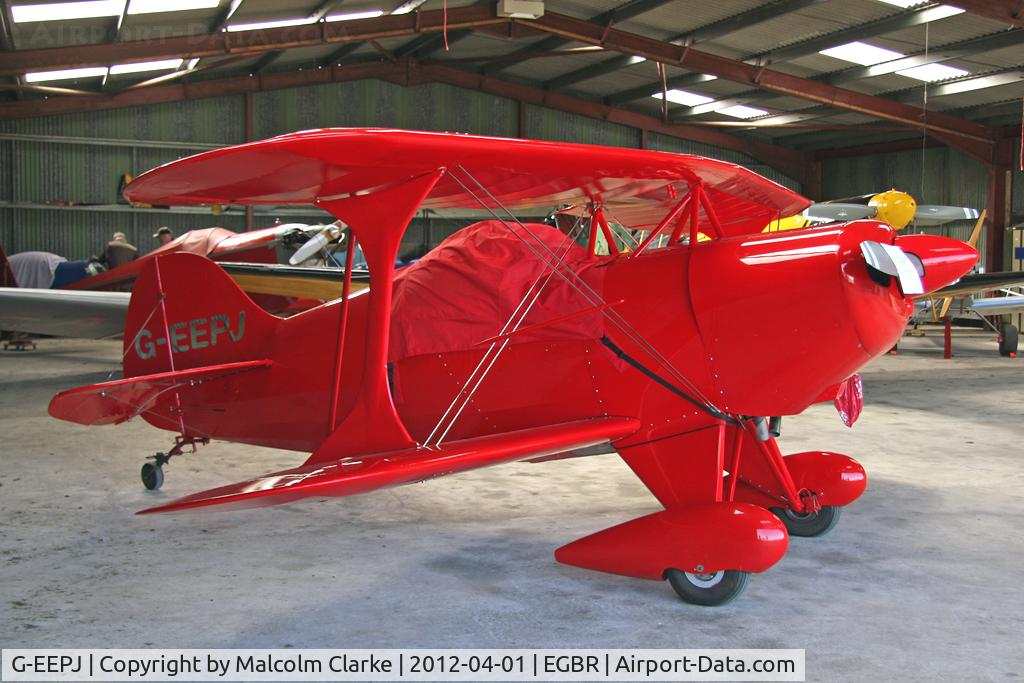 G-EEPJ, 1991 Pitts S-1S Special C/N PFA 009-11557, Pitts S-1S,  Breighton Airfield's 2012 April Fools Fly-In.