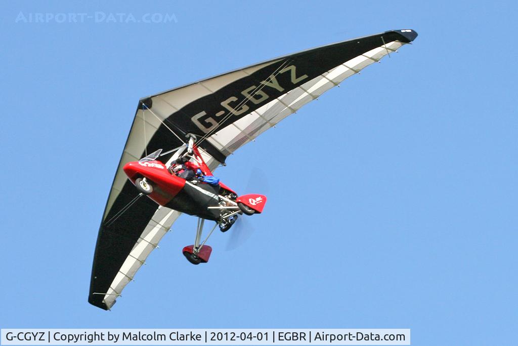 G-CGYZ, 2011 P&M Aviation Quik GT450 C/N 8579, P & M Aviation Quik GT450,  Breighton Airfield's 2012 April Fools Fly-In.