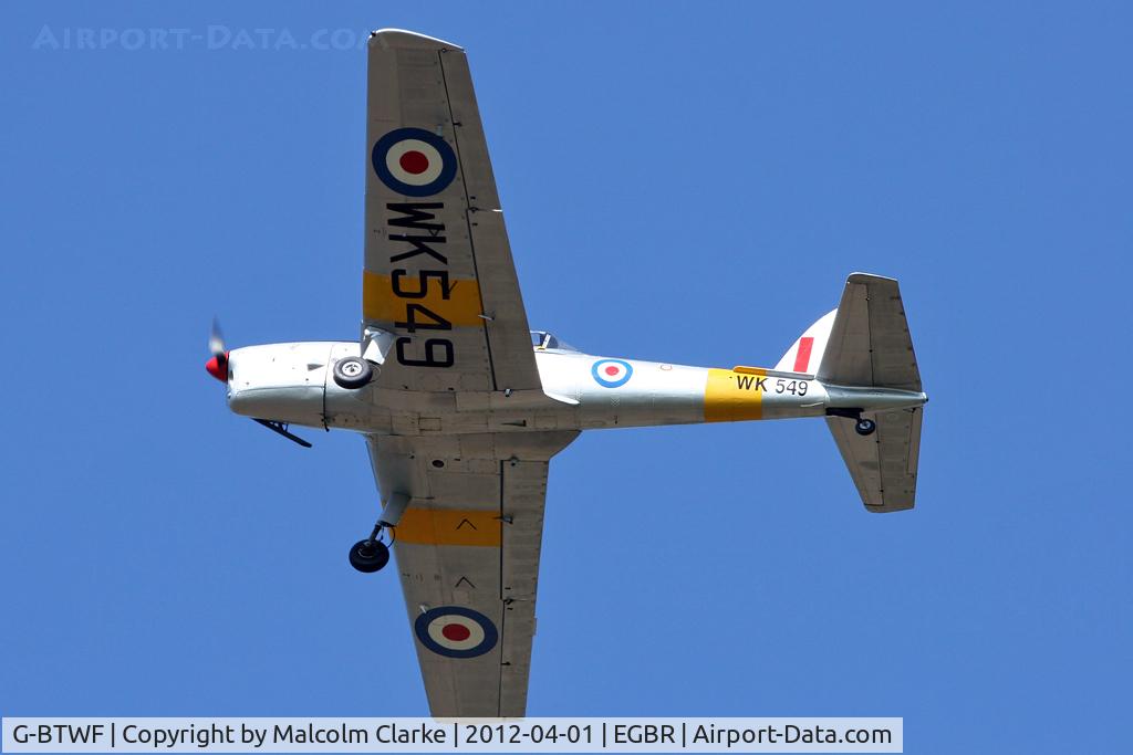 G-BTWF, 1951 De Havilland DHC-1 Chipmunk T.10 C/N C1/0564, De Havilland DHC-1 Chipmunk 22, Breighton Airfield's 2012 April Fools Fly-In.