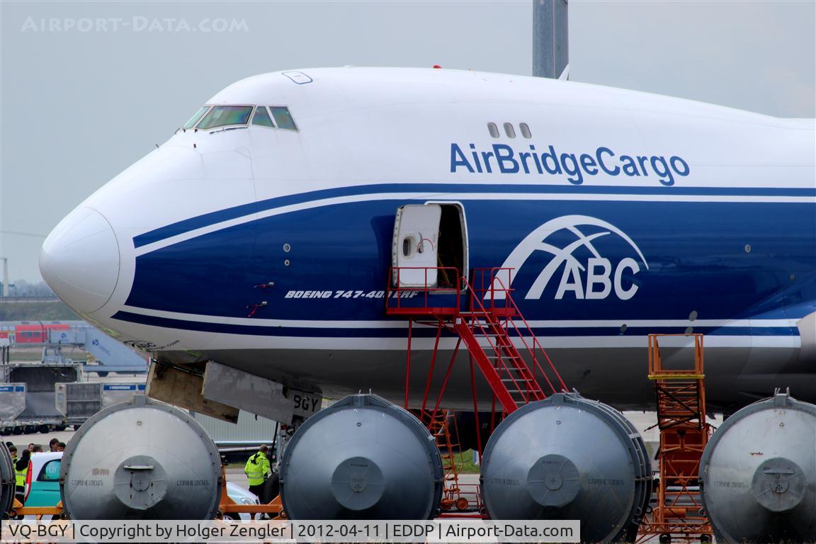 VQ-BGY, 2005 Boeing 747-428ERF C/N 33097, Preparations for return to Russia are running.....