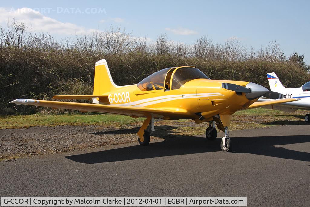 G-CCOR, 2005 Sequoia F8L Falco C/N PFA 100-10588, Falco F8L, Breighton Airfield's 2012 April Fools Fly-In.