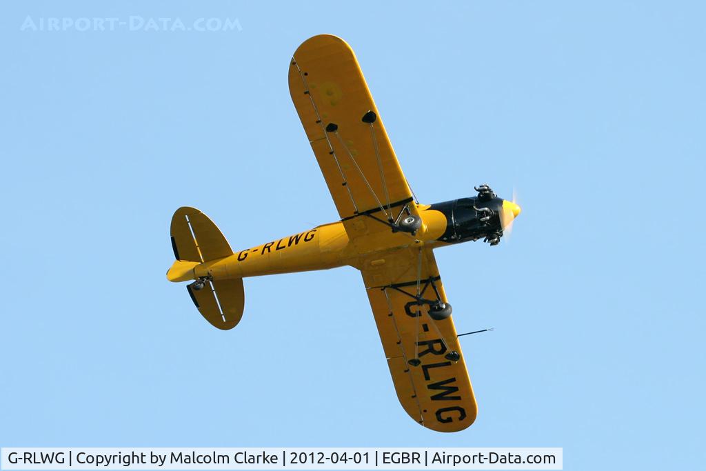 G-RLWG, 1942 Ryan PT-22 Recruit (ST3KR) C/N 1716, Ryan ST3KR, Breighton Airfield's 2012 April Fools Fly-In.