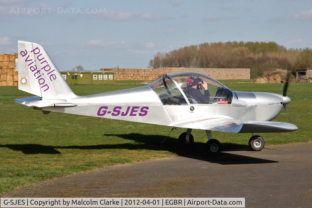 G-SJES, 2007 Cosmik EV-97 TeamEurostar UK C/N 2918, Cosmik EV-97 TeamEurostar UK, Breighton Airfield's 2012 April Fools Fly-In.
