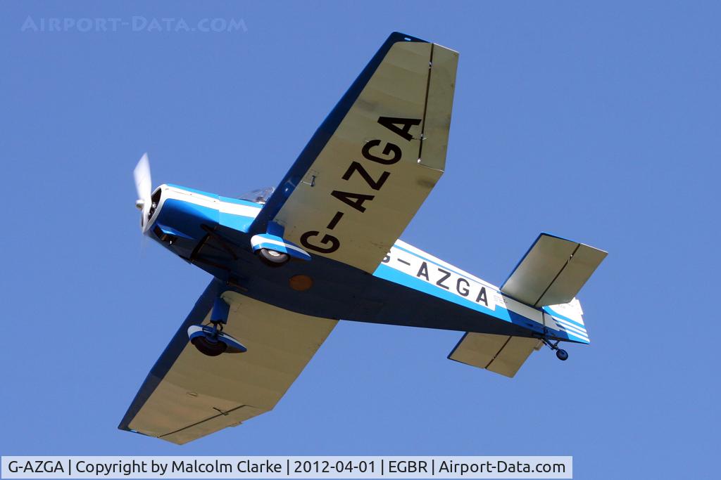 G-AZGA, 1959 Jodel D-120A Paris-Nice C/N 144, Wassmer D-120 Paris-Nice, Breighton Airfield's 2012 April Fools Fly-In.