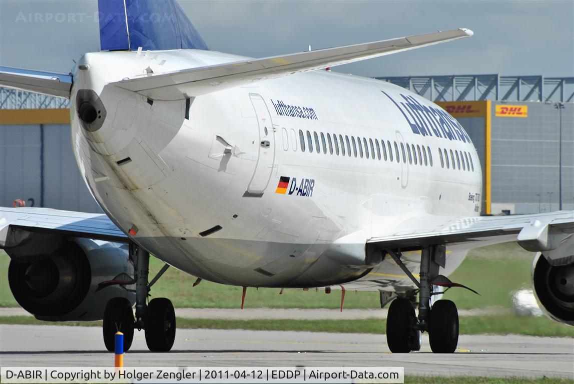 D-ABIR, 1991 Boeing 737-530 C/N 24941, Deja vu of a picture made 2010 on the opposite side of LEJ....