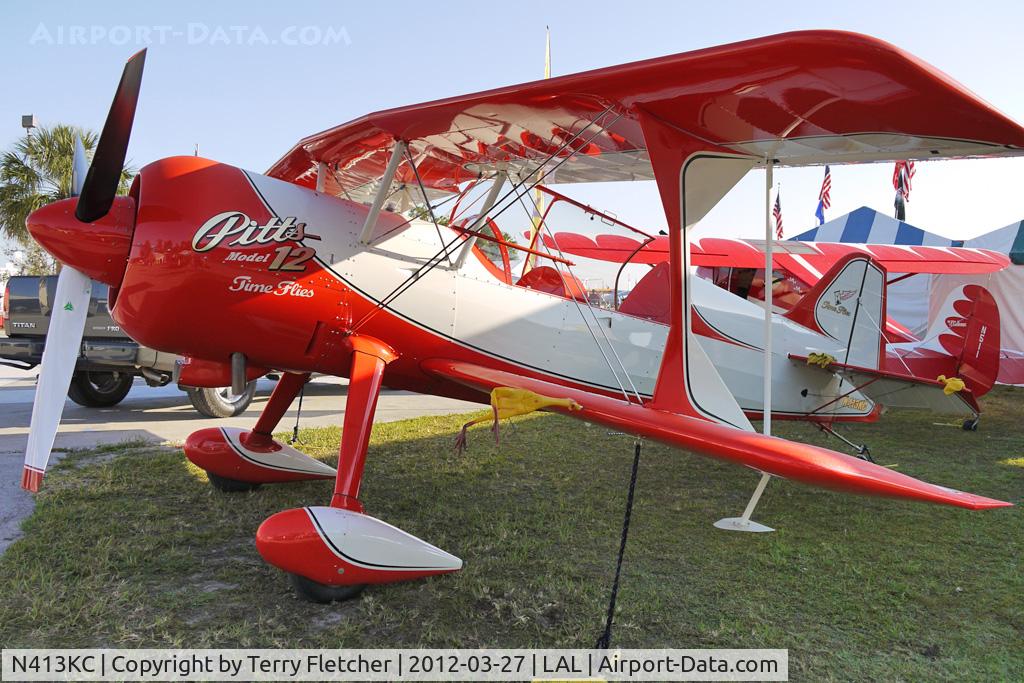 N413KC, 2011 Pitts M12 C/N 296, Static Exhibit at 2012 Sun N Fun
