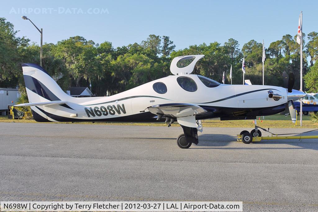 N698W, Lancair Evolution C/N EVO-027, Static Exhibit at 2012 Sun N Fun