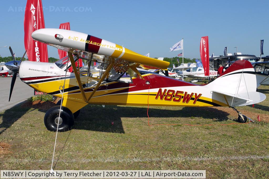 N85WY, Aviat A-1C-200 Husky C/N 3149, Static Exhibit at 2012 Sun N Fun