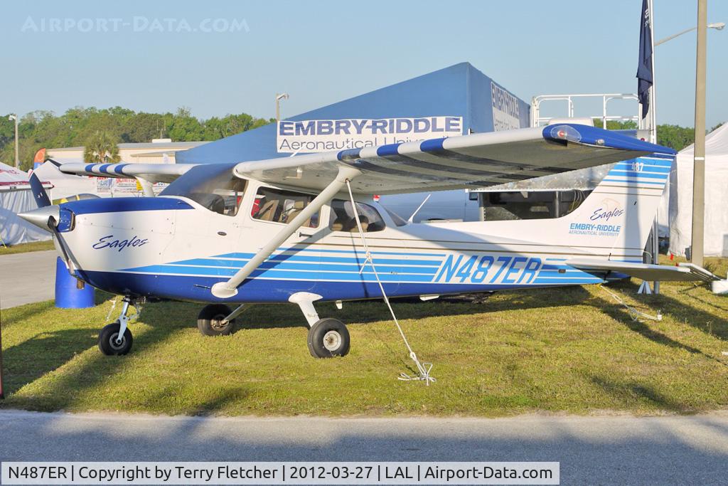 N487ER, 2007 Cessna 172S C/N 172S10547, Static Exhibit at 2012 Sun N Fun