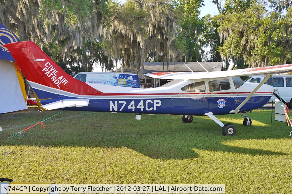 N744CP, 2006 Cessna 182T Skylane C/N 18281803, Static exhibit at 2012 Sun N Fun