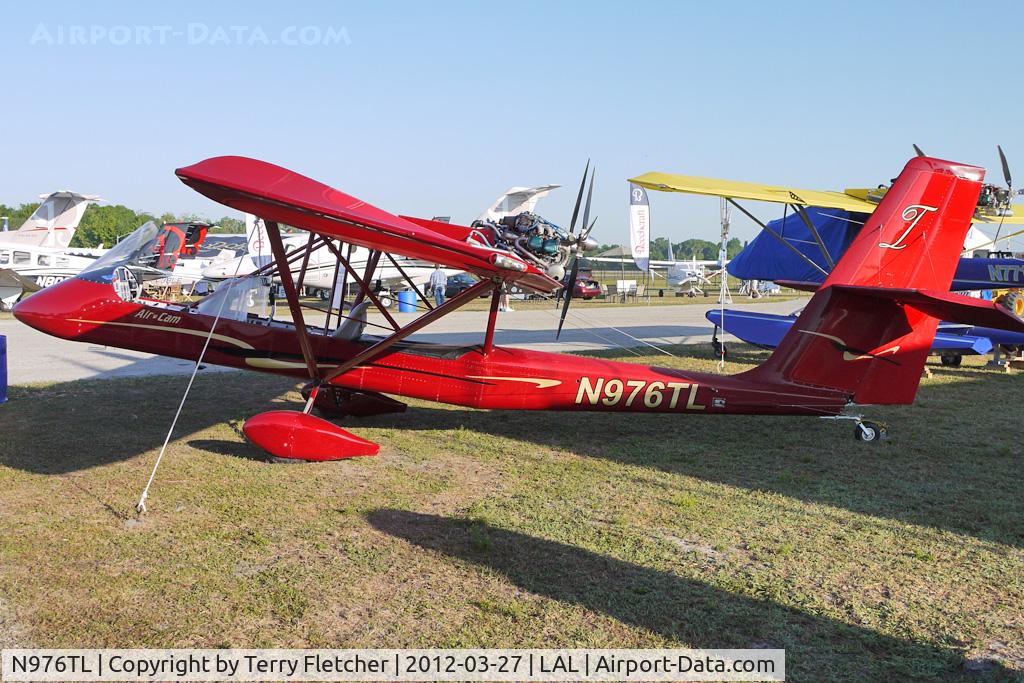 N976TL, 1999 Leza-Lockwood Air Cam C/N AC034, Static Exhibit at 2012 Sun N Fun