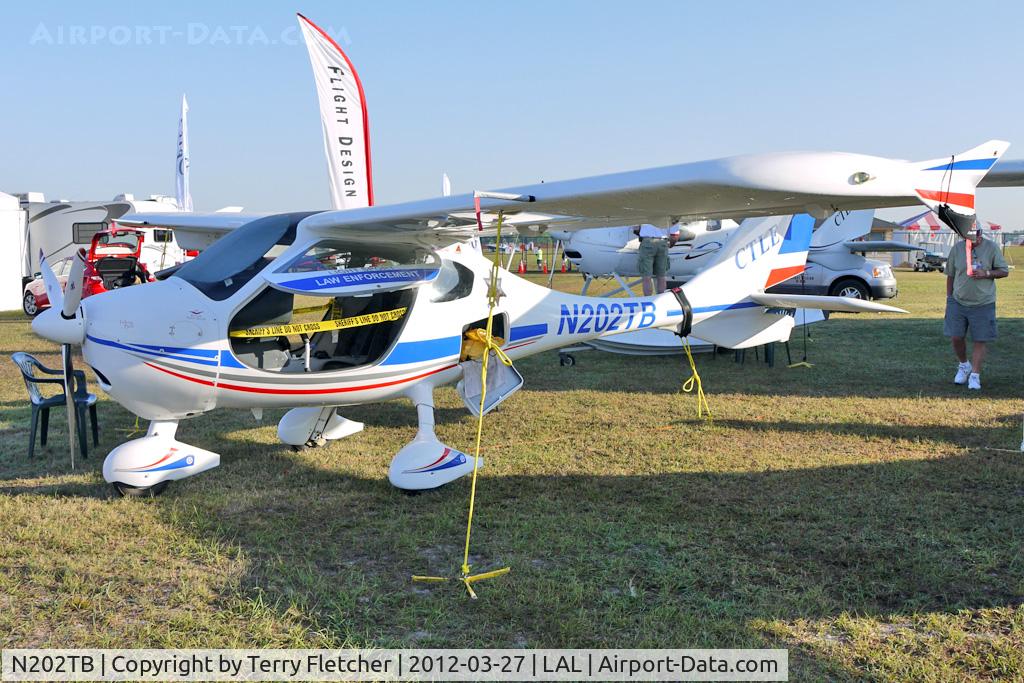 N202TB, Flight Design CTLS C/N F-11-02-10, Static Exhibit at 2012 Sun N Fun