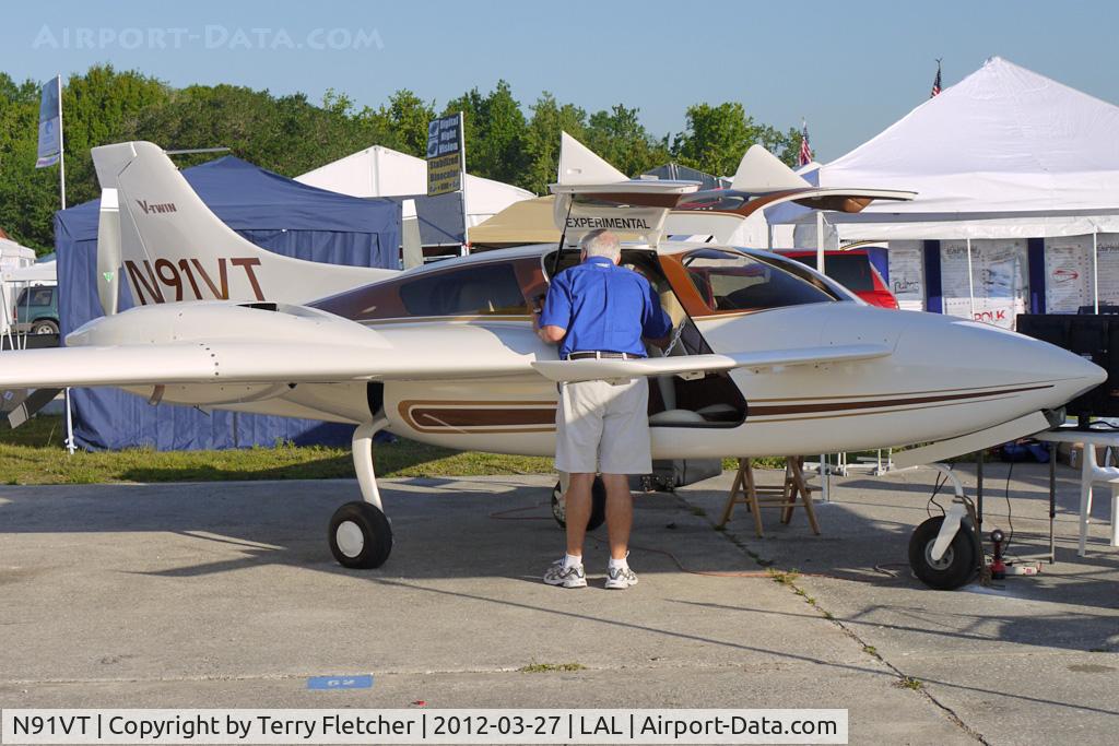 N91VT, Velocity Velocity V-Twin C/N 001, Static exhibit at 2012 Sun N Fun