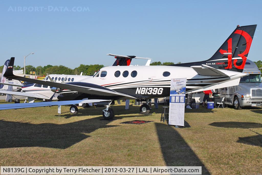 N8139G, Hawker Beechcraft Corp C90GTI King Air C/N LJ-2039, Static Exhibit at 2012 Sun N Fun