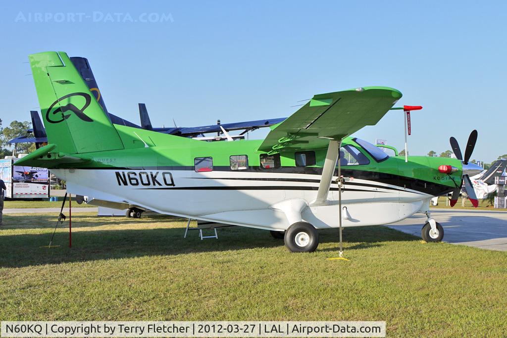N60KQ, 2011 Quest Kodiak 100 C/N 100-0060, Static Exhibit at 2012 Sun N Fun