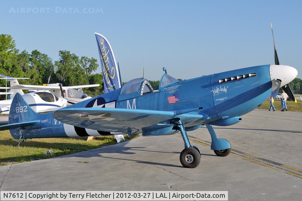 N7612, Supermarine Aircraft Spitfire Mk.26B C/N 077, Static Exhibit at 2012 Sun N Fun