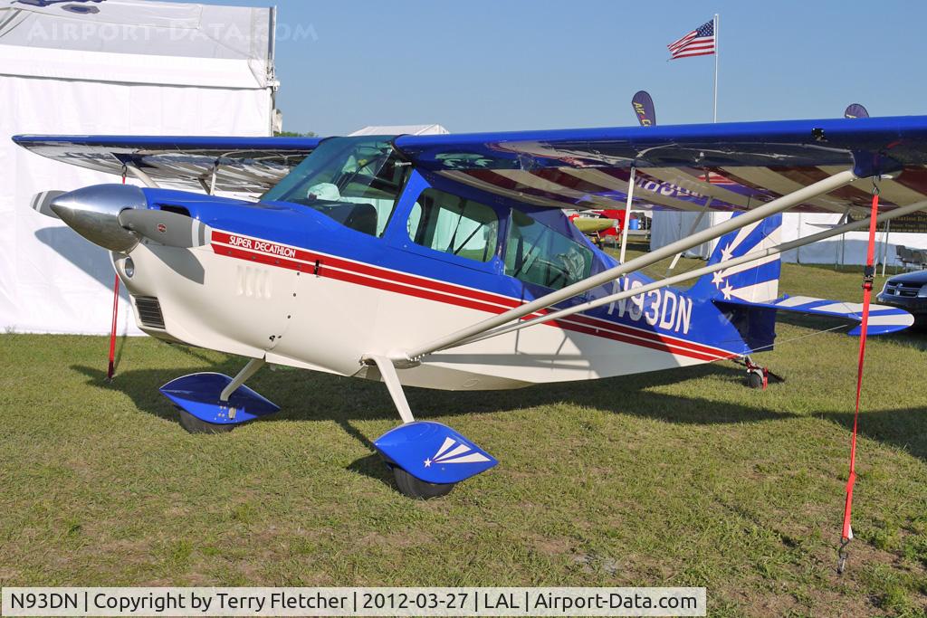 N93DN, 1993 American Champion 8KCAB Super Decathlon C/N 712-93, Static Exhibit at 2012 Sun N Fun