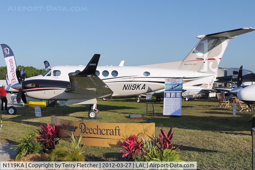 N119KA, 2011 Hawker Beechcraft B200GT King Air C/N BY-119, Static Exhibit at 2012 Sun N Fun