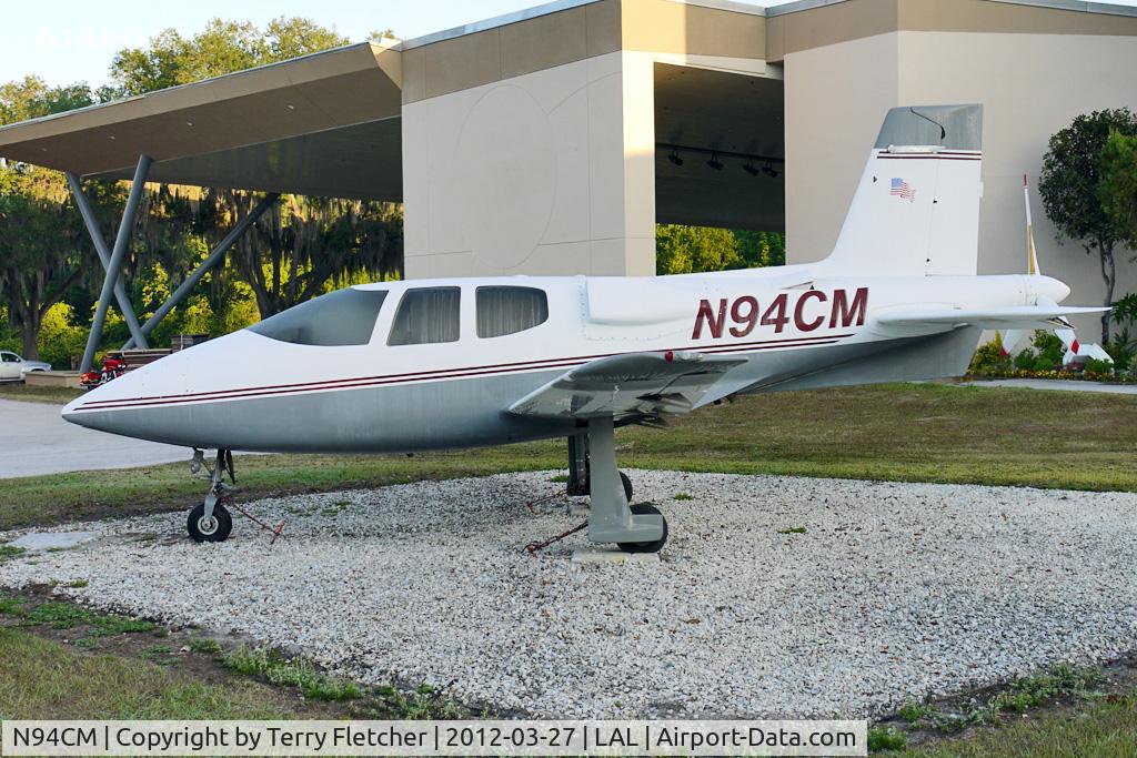 N94CM, 1993 Cirrus VK-30 C/N 9105, Outside Lakeland Museum at 2012 Sun N Fun