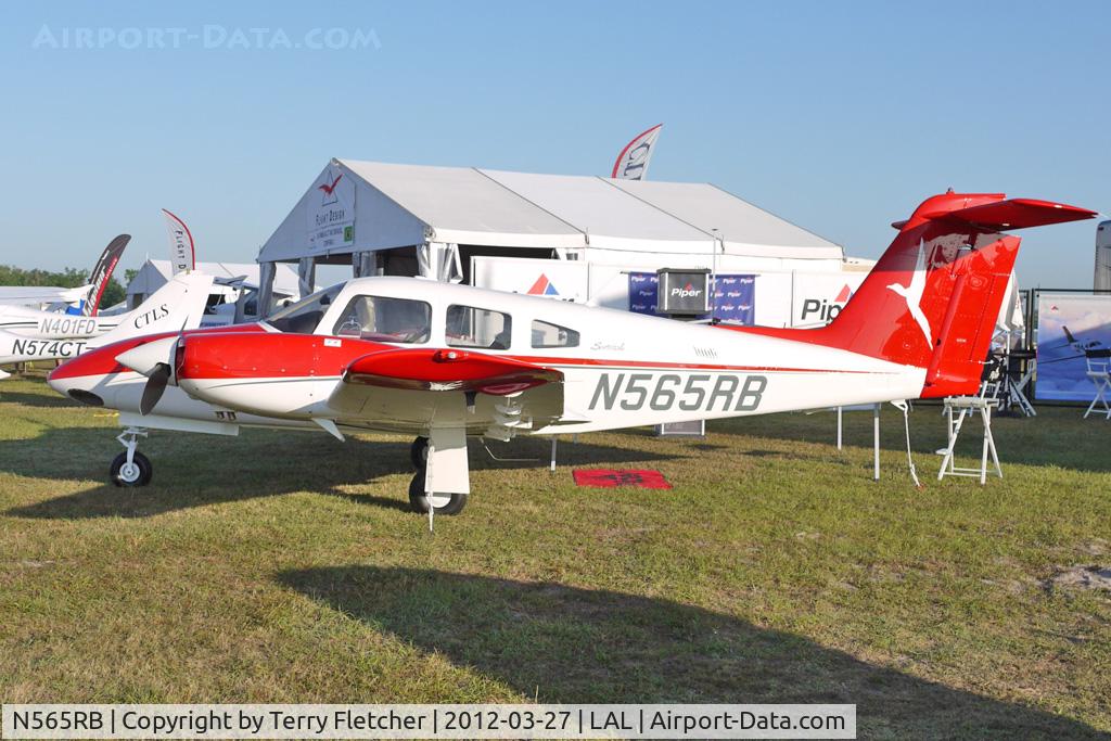 N565RB, 2012 Piper PA-44-180 Seminole C/N 4496307, Static exhibit at 2012 Sun N Fun
