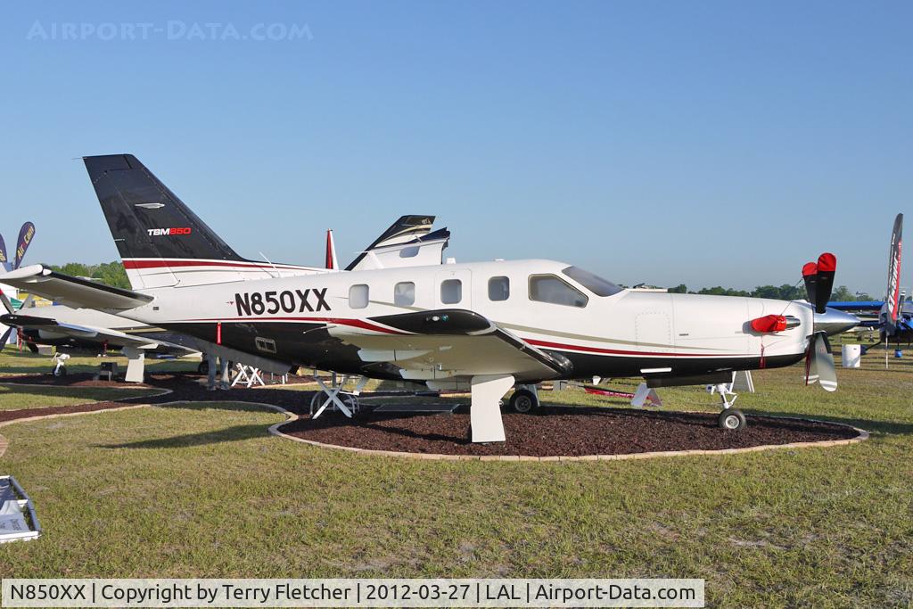 N850XX, 2012 Socata TBM-850 C/N 611, Static Exhibit at 2012 Sun N Fun