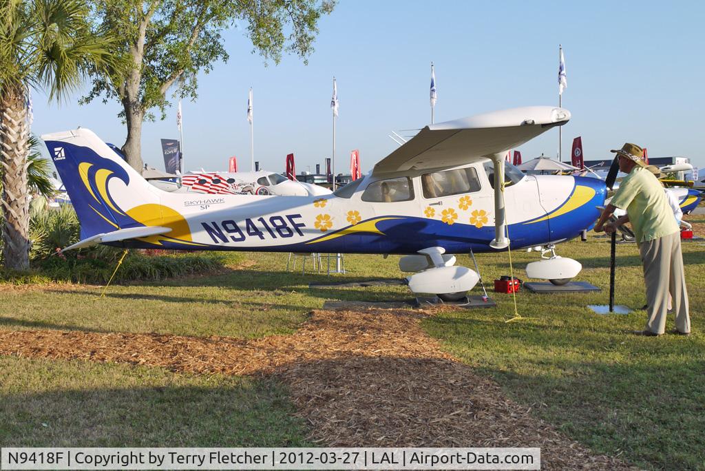 N9418F, 1997 Cessna 172R C/N 17280266, Static exhibit at 2012 Sun N Fun