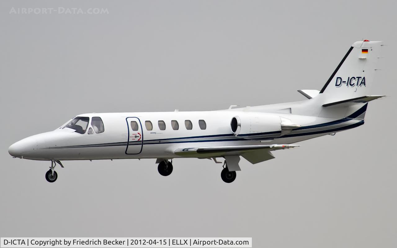 D-ICTA, 1988 Cessna 551  Citation II/SP C/N 551-0051, on final RW06