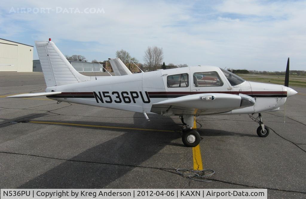 N536PU, 1992 Piper PA-28-161 C/N 2841321, Piper PA-28-161 Warrior on the line.