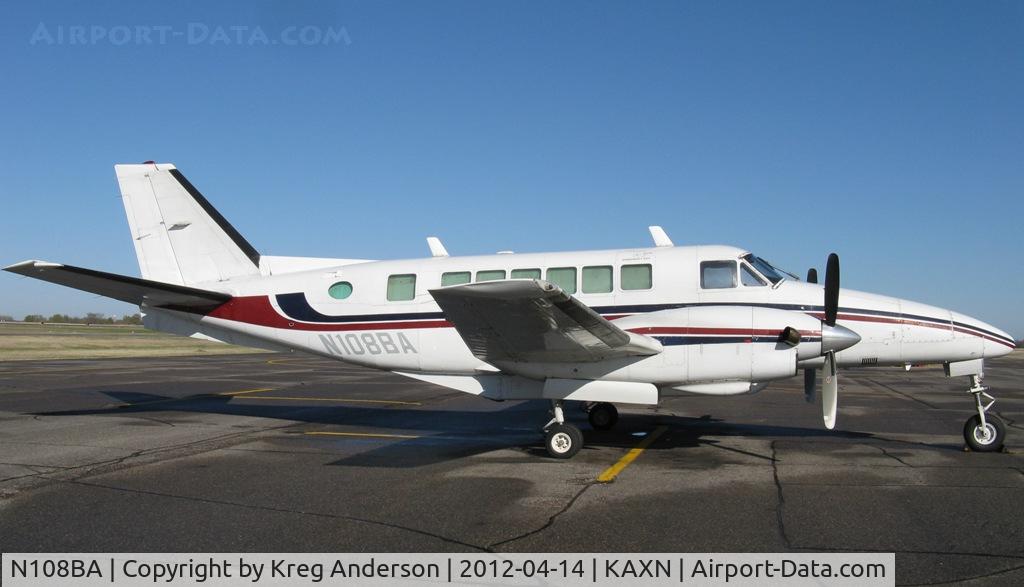 N108BA, 1968 Beech 99 Airliner C/N U-40, Beech 99 from Bemidji Aviation taking the place of the usual Queen Air this weekend.