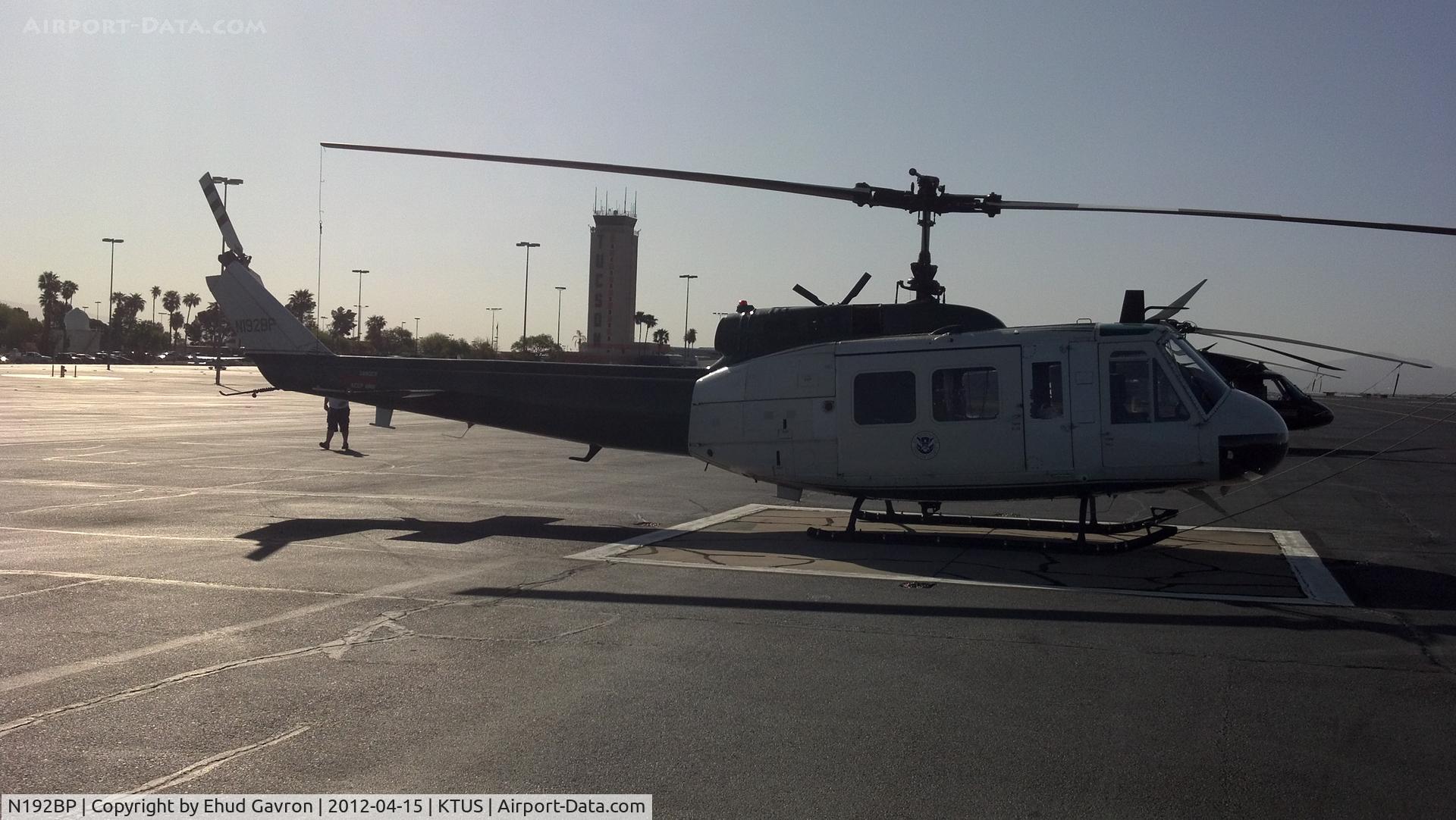 N192BP, Bell UH-1H Iroquois C/N 5177 (65-10133), Huey parked at Tucson