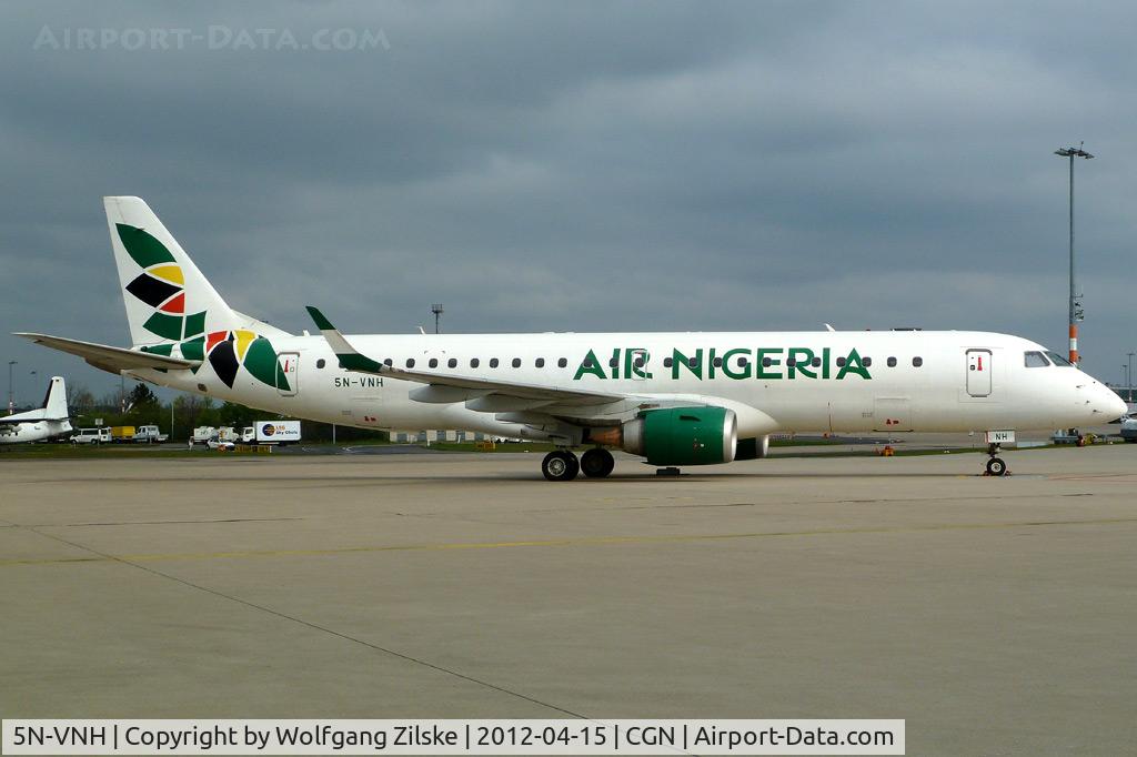 5N-VNH, 2008 Embraer 190AR (ERJ-190-100IGW) C/N 19000210, rare visitor