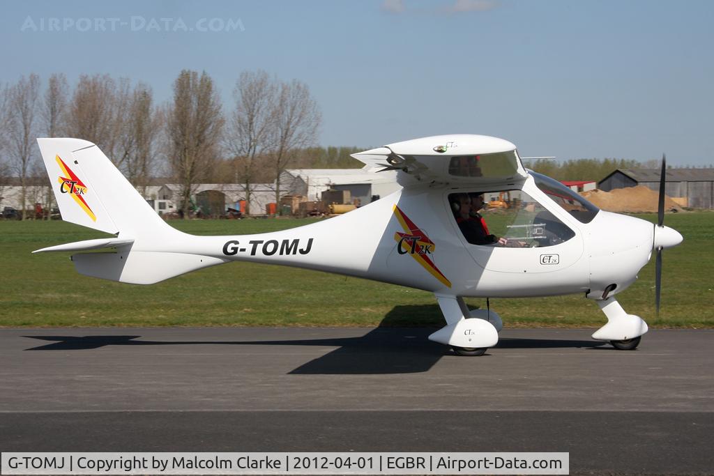 G-TOMJ, 2003 Flight Design CT2K C/N 7975, Flight Design CT2K, Breighton Airfield's 2012 April Fools Fly-In.